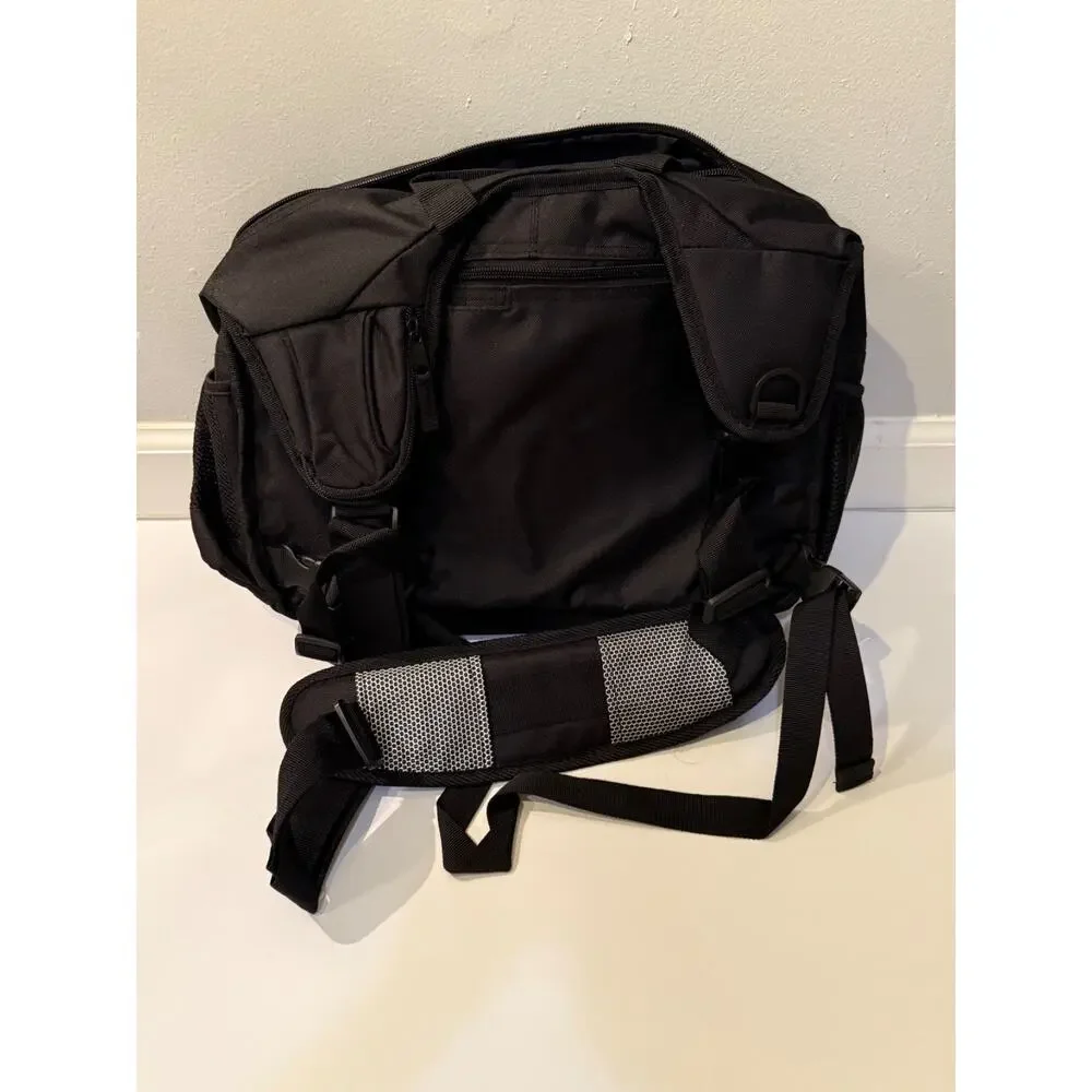 🏍️ Buell American Motorcycles Messenger Laptop Shoulder Bag Black Gray
